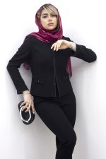 کت وشلوار مروارید یقه گرد - تصویر 3